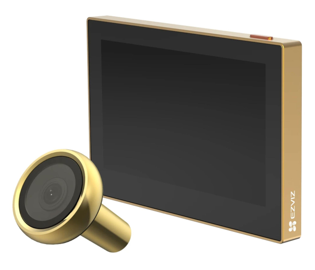 EZVIZ Inteligenty domofon HP2 złoty - 1313444 - zdjęcie